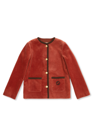 Beżowy Dwurzędowy trencz Burberry Kids - Vitkac Polska